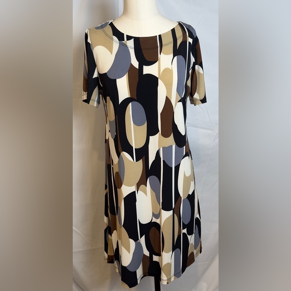 Stylish Multicolor Patterned Dress
